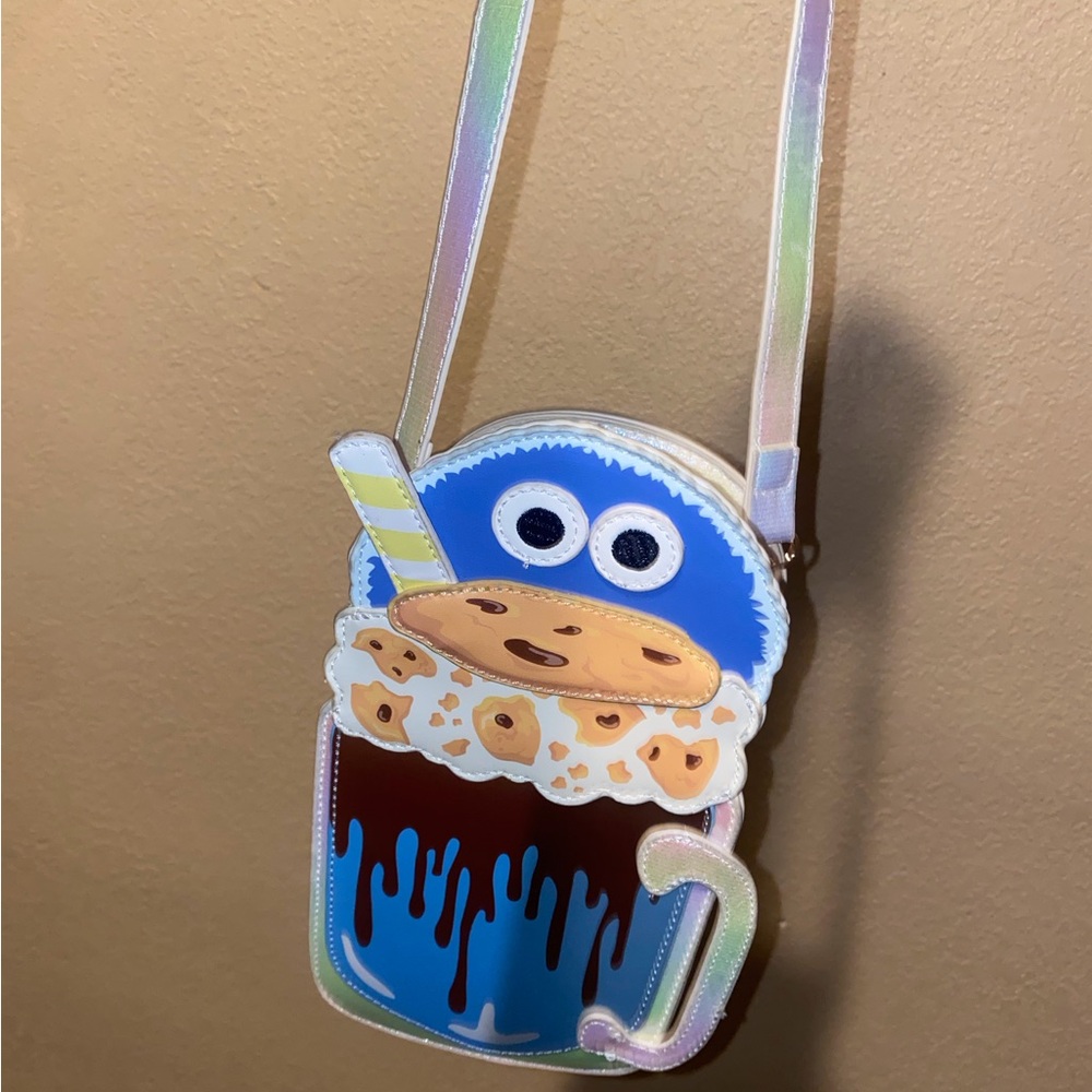 A Cookie Monster purse